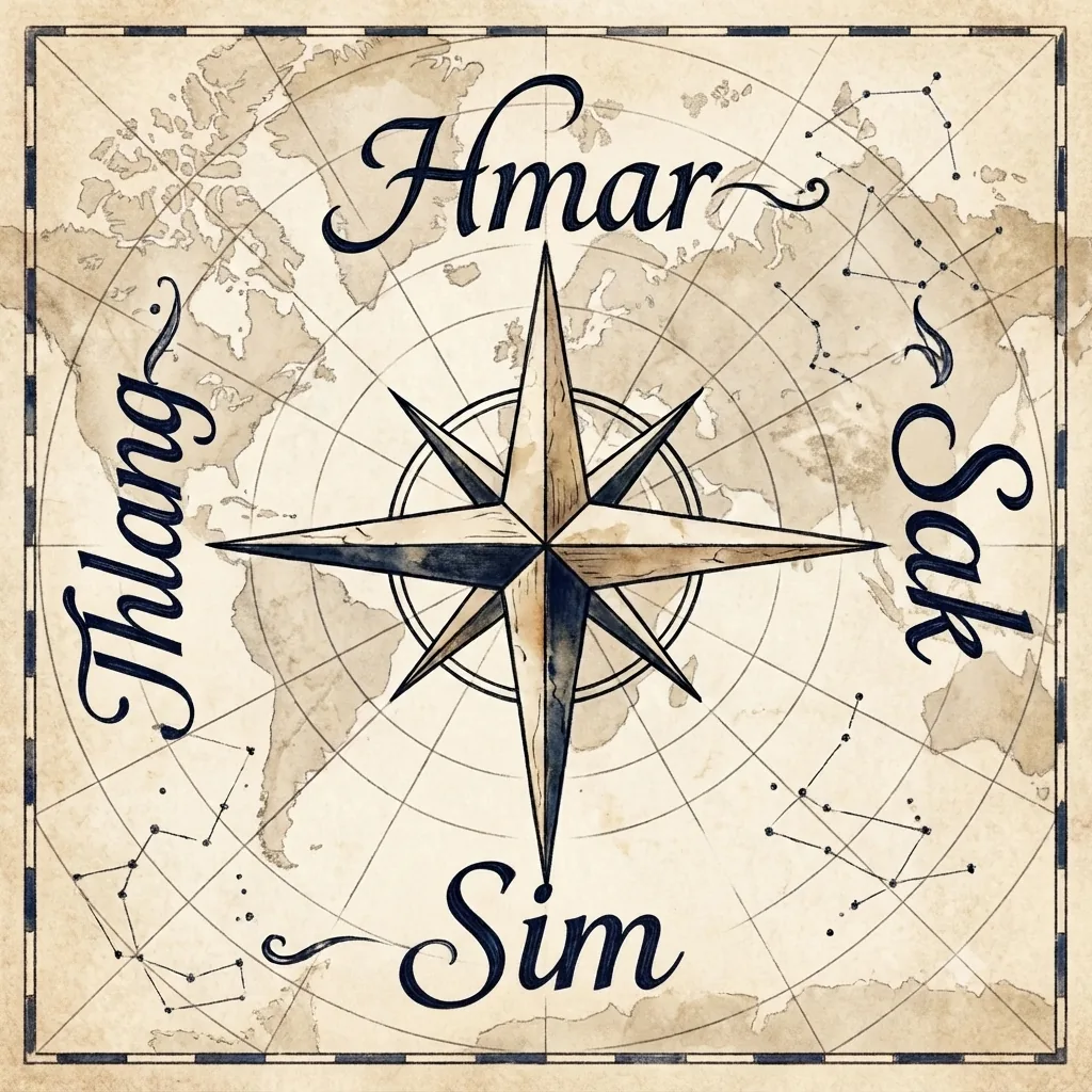cardinal directions in hmar